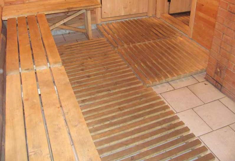 Как сделать теплый пол в бане под плитку или деревянный настил